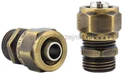 Akcesoria grzewcze - Varioterm Złączka zaciskowa GZ x 1/2 - mosiądz antyczny Pex - alu-pex R187MX048-11 - miniaturka - grafika 1