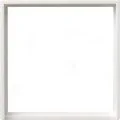 Pozostałe oświetlenie - Gira System 55 028203 ramka pośrednia z kwadratowym wycięciem do urządzeń z osłoną, 50 x 50 mm, biała z połyskiem 028203 - miniaturka - grafika 1