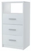 Szafy i szafki dla dzieci - Wysoka biała komoda Z8-S19 - miniaturka - grafika 1