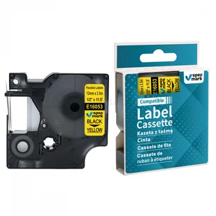 Dymo strefadrukarek.pl Taśma D1 16053 12mm x 3.5m żółta czarny nadruk - zamiennik | OSZCZĘDZAJ DO 80% - ZADZWOŃ! 730811399 PROMOCJA! RH-16053 - Etykiety do drukarek - miniaturka - grafika 4