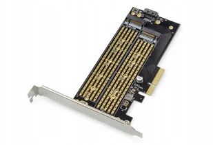 Digitus Kontroler Karta rozszerzeń Kontroler M.2 NGFF/NVMe SSD PCIe 3.0 SATA 110 80 60 42 30mm DS-33172 - Kontrolery - miniaturka - grafika 2