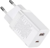 Ładowarki do telefonów - Baseus Super Si Pro szybka ładowarka USB / USB Typ C 30W Power Delivery Quick Charge biały CCSUPP-E02 - miniaturka - grafika 1