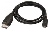 Kable - No name Kabel HDMI M HDMI micro M High Speed 2m czarny KM020NYN01 - miniaturka - grafika 1
