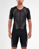 Pianki do pływania - 2XU 2XU Perform Strój triathlonowy na zamek błyskawiczny Mężczyźni, black/shadow S 2021 Pianki do pływania MT5525d-BLK/SDW-S - miniaturka - grafika 1