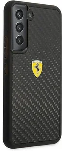 Ferrari FEHCS22SFCAK S22 S901 czarny/black hardcase On Track Real Carbon hurtel-91975-0 - Etui i futerały do telefonów - miniaturka - grafika 4