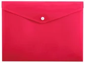 Artykuły biurowe - Penmate Koperta na zatrzask A4 PP-113 różowa - miniaturka - grafika 1