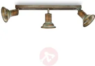 Lampy sufitowe - Moretti Lampa sufitowa Genziana 1421.E27 3-pkt. mosiądz - miniaturka - grafika 1