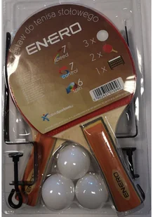 Pilki Enero Zestaw Do Tenisa Stołowego Enero 2 Rakietki 3 Siatka 5902431010946 - Tenis stołowy - miniaturka - grafika 2