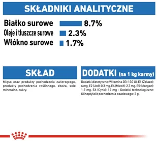 Royal Canin CCN Light Weight Care 12x85g karma mokra pasztet dla psów dorosłych z tendencją do nadwagi 25442-uniw - Mokra karma dla psów - miniaturka - grafika 2