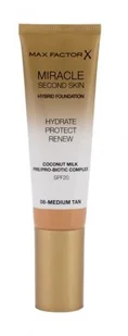 Max Factor Miracle Second Skin SPF20 podkład 30 ml dla kobiet 08 Medium Tan - Podkłady do twarzy - miniaturka - grafika 2