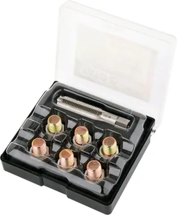 Yato ZESTAW NAPRAWCZY KORKÓW MISKI OLEJOWEJ M13 X 1,5 ZAWIERA 6 KORKÓW Z ALUMINIOWYMI PODKŁADKAMI ORAZ DEDYKOWANY GWINTOWNIK - Narzędzia warsztatowe - miniaturka - grafika 2