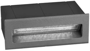 Lucide Wpust LAMPA schodowa KRYPTON 726405 ścienna OPRAWA prostokątna LED 3W zewnętrzna do zabudowy outdoor IP54 biała 726405 - Lampy ogrodowe - miniaturka - grafika 6