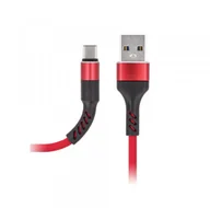 Kable USB - Kabel Maxlife MXUC-01 (USB - USB-C ) Fast Charge 2A czerwony - miniaturka - grafika 1