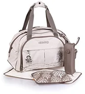 Torby i organizery dla mam - Okiedog Torba do przewijania Dahoma - beżowa/szara OK28120 - miniaturka - grafika 1
