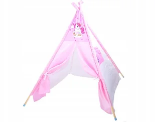 Namiot z różowym jednorożcem wigwam Tipi ZA3555 - Namioty i tipi dla dzieci - miniaturka - grafika 5