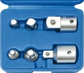 Klucze i nasadki - SW-Stahl elementy łączące 6-częściowy, 1/4  3/4 cala w kasecie, 07920l - miniaturka - grafika 1