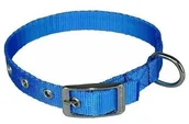 Obroże dla psów - Chaba CHABA Obroża Gładka Lux 1,6x46cm niebieska - miniaturka - grafika 1
