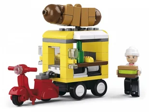 Artyk SLUBAN KLOCKI AUTO FOOD TRUCK Z HOT DOGAMI 112 EL. AT111662 - Klocki - miniaturka - grafika 3