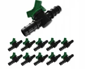 Inne akcesoria do nawadniania - Zawór 2x linia wtyk na wąż 20mm Zaworek Linia Rura - miniaturka - grafika 1