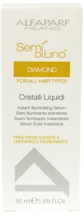 Alfaparf Semi di Lino Diamond Płynne kryształki 50ml - Olejki do ciała i włosów - miniaturka - grafika 3