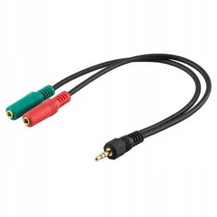Manhattan Kabel /Adapter audio stereo 1 x jack 3.5 mm 4-pinowy na 2 x jack 3.5mm - Adaptery i przejściówki - miniaturka - grafika 4