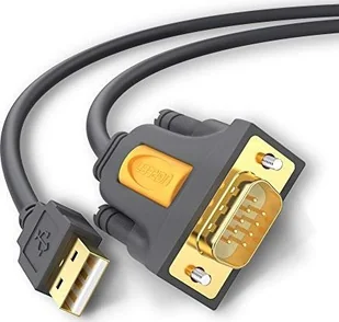 Ugreen Ugreen kabel przejściówka adapter USB - RS-232 (męski) 2 m czarny (CR104 20222) CR104 20222 - Adaptery i przejściówki - miniaturka - grafika 3