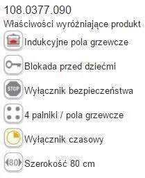 Płyta elektryczna do zabudowy Franke FHCR 774 2I 1FLEXI T PWL (108.0377.090) - Płyty elektryczne do zabudowy - miniaturka - grafika 4