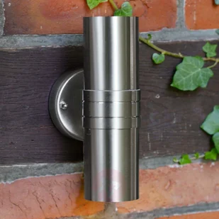 Brilliant Lampa ścienna zewnętrzna G96230/82 2x3 W GU10 IP23 (OxW) 6 cmx20 cm - Lampy ścienne - miniaturka - grafika 2