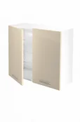 Szafki kuchenne - VENTO GC-80/72 szafka górna z ociekaczem, front: beżowy (2p=1szt) - miniaturka - grafika 1