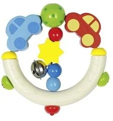 Heimess Drewniana grzechotka, auta - Grzechotki dla dzieci - miniaturka - grafika 2