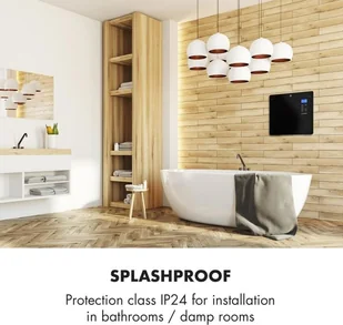 Klarstein Klarstein Norderney Grzejnik konwekcyjny termostat timer 1000 W 20 m kolor czarny ACO14-Norderney1000B - Ogrzewanie przenośne - miniaturka - grafika 5