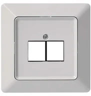 Inne akcesoria elektryczne - Front gniazdka komputerowego 2xRJ45 - miniaturka - grafika 1