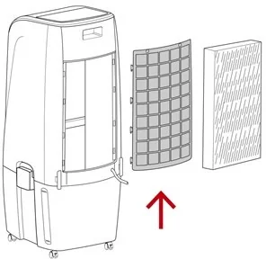 Trotec PAE 51 filtr powietrza - Akcesoria do wentylacji i klimatyzacji - miniaturka - grafika 2