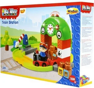 Anek Klocki kolejka 39 elementów - Klocki - miniaturka - grafika 2