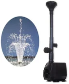 Pompy wodne - Hsbao FHSB-1500 - pompa fontannowa z dyszą 4000l/h HSBAO FHSB-1500 + DYSZA - miniaturka - grafika 1