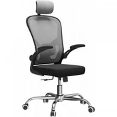 Fotele i krzesła biurowe - TOP E SHOP TOP E SHOP FOTEL OBROTOWY DORY - SZARY DORY SZARY - miniaturka - grafika 1