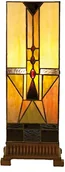 Lampy stojące - Clayre & Eef LumiLamp 5LL-5782 lampa stojąca lampa stołowa lampa kolumnowa styl Tiffany ok. 18 x 45 cm - miniaturka - grafika 1