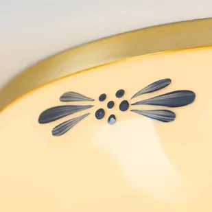 Orion Lampa sufitowa Landhaus mosiądz niebieska 28cm - Lampy sufitowe - miniaturka - grafika 4