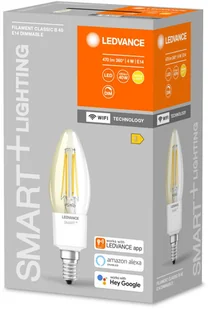 LEDVANCE SMART+ LEDVANCE SMART+ WiFi filament Candle 40 E14 4W 827 - Systemy inteligentnych domów - miniaturka - grafika 2