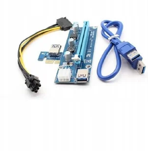 Riser Qoltec PCi-E 1x-16x | USB 3.0 | SATA/PC 55501 - Obudowy serwerowe - miniaturka - grafika 6
