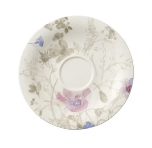 Villeroy Boch - Mariefleur Gris Spodek do filiżanki śniadaniowej średnica: 19 cm (10-4104-1250) - Talerze - miniaturka - grafika 2