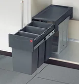 Kosze na śmieci - Hailo TZ Swing 30,3 / 30 Terzett 3666-13 podszafkowy pojemnik na odpady do szafek o głębokości od 30 cm 3666131 - miniaturka - grafika 1
