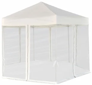 vidaXL vidaXL Namiot ogrodowy z 6 panelami bocznymi kremowy 3,6x3,1 m - Pawilony ogrodowe - miniaturka - grafika 7