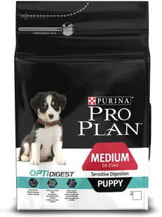 Purina Pro Plan Optidigest Sensitive Digestion Puppy Medium Lamb 12 kg - Sucha karma dla psów - miniaturka - grafika 2