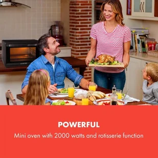 Klarstein OV6-Masterchef60-BK - Mini piekarniki - miniaturka - grafika 2