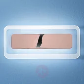 Lampy ścienne - Linea Light Kinkiet LED Antille miedź 31,4 cm - miniaturka - grafika 1