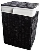 Kosze na bieliznę - DVier Wiklina dvier kosz na pranie Laundry Czarny 40 X 30 h.55 SWWK-01SwRt-b - miniaturka - grafika 1