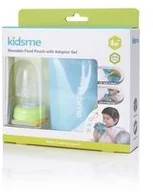 Grzechotki dla dzieci - Kidsme Saszetka do żywności z food Feederem limonka - miniaturka - grafika 1