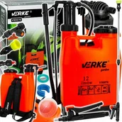 Opryskiwacze - VERKE OPRYSKIWACZ RĘCZNY SPRYSKIWACZ CIŚNIENIOWY 12L V90076 - miniaturka - grafika 1
