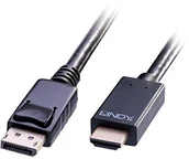 Kable - LINDY Lindy DisplayPort/HDMI 4 K30 (DP kabla: Bierny) 2 m DP wtyk do wtyczka HDMI 36922 - miniaturka - grafika 1